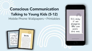 Conscious Communication Tips: Mobile Wallpapers & Printable Cards