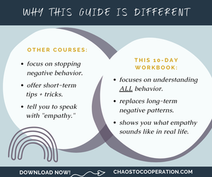 Chaos to Cooperation 10-Day Guide - Digital Download