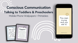 Conscious Communication Tips: Mobile Wallpapers & Printable Cards