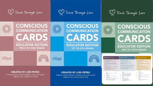 Conscious Communication Cards For Educators & School Professionals ...